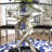 Beulah Round Glass Top Metal Base Dining Table
