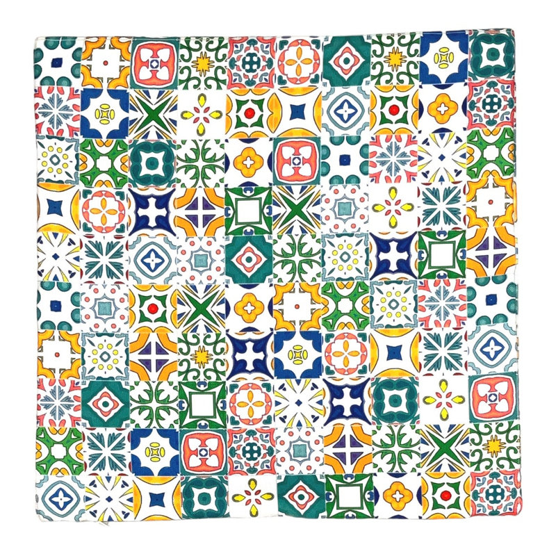 Bassiru Geometric Square Euro Pillow Cover