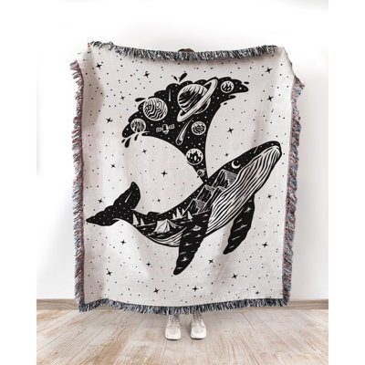 Whale Silhouette Throw
