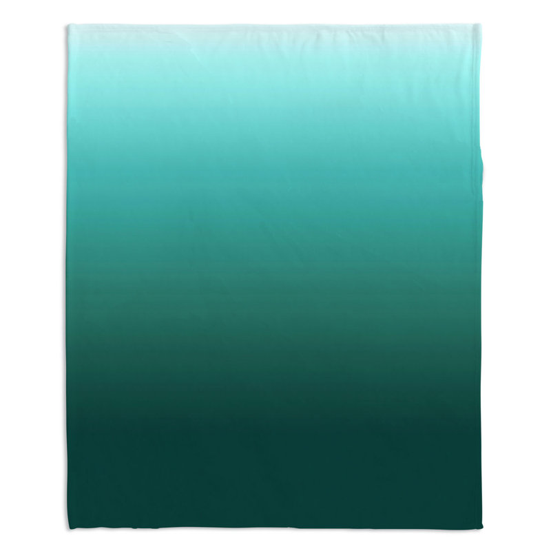 Jeté Sienna, l 51 po x L 60 po, Turquoise