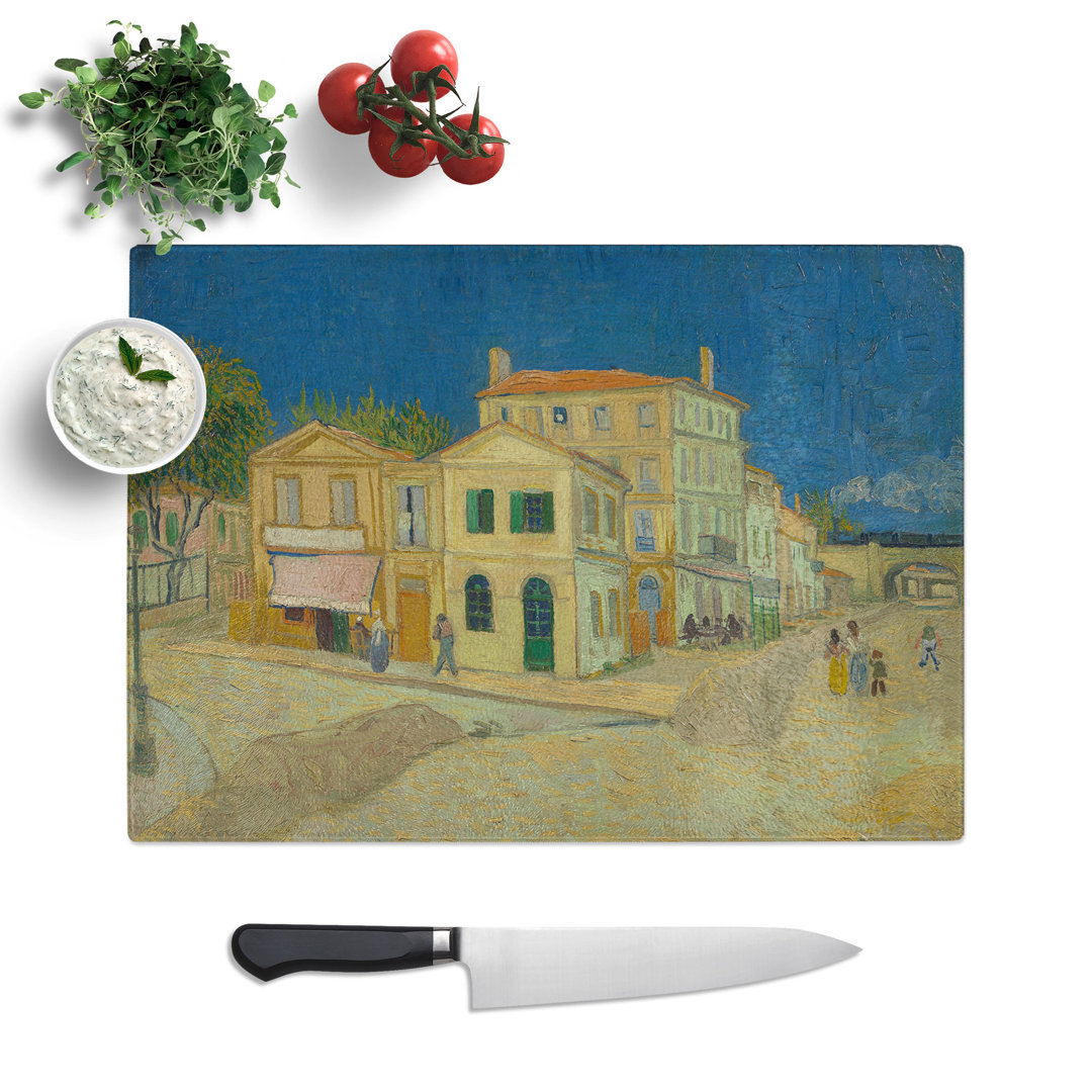 The House by Vincent Van Gogh Chopping Board