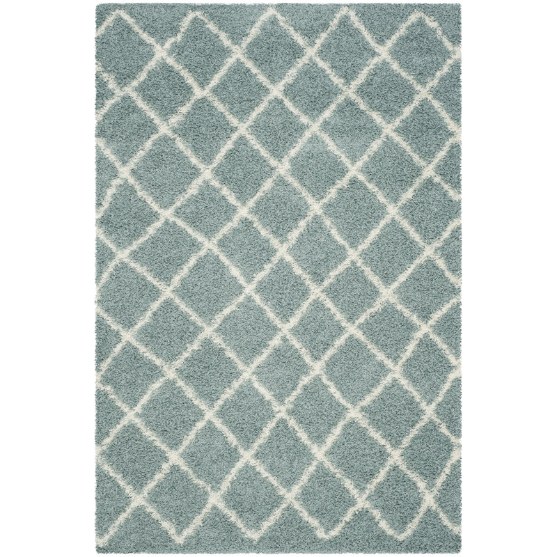 Skyleen Shag Performance Geometric Rug, Rectangle 3' x 5'
