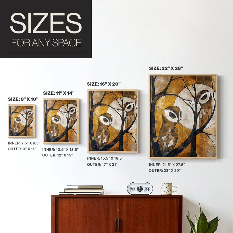 ANIMALS Series XC, reproduction encadrée - bois massif, H 21 po x l 17 po