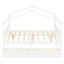 Lit double pleine grandeur avec tiroirs, blanc