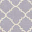 Tapis géométrique en laine et en coton tissé à la main Milltown ivoire / mauve-1619890464