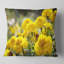 Fleurs de souci jaune vif - coussin à imprimé floral-30720897-30720901