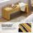 Brame 52.5" W Upholstered Bench with Iron Frame-1941318108