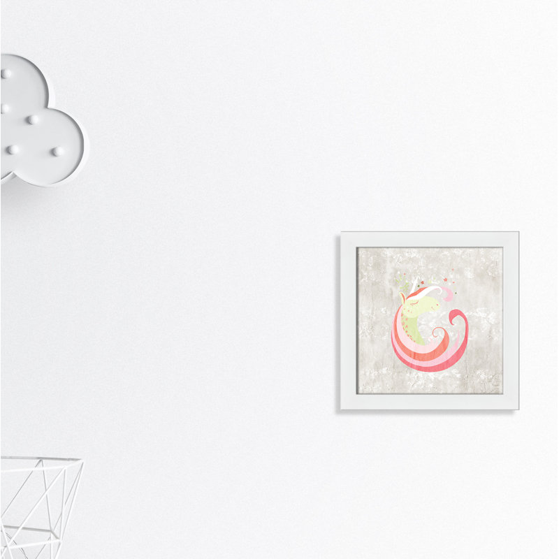 Décoration murale 1 enfant dreaming, H 12 po x l 12 po x P 0,63 po, Cadre blanc