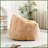 Giant Adult Bean Bag Chair - 41.4"D x 35"W x 30.7"H, Easy-Clean Cover &amp; Pre-Filled High-Density Foam