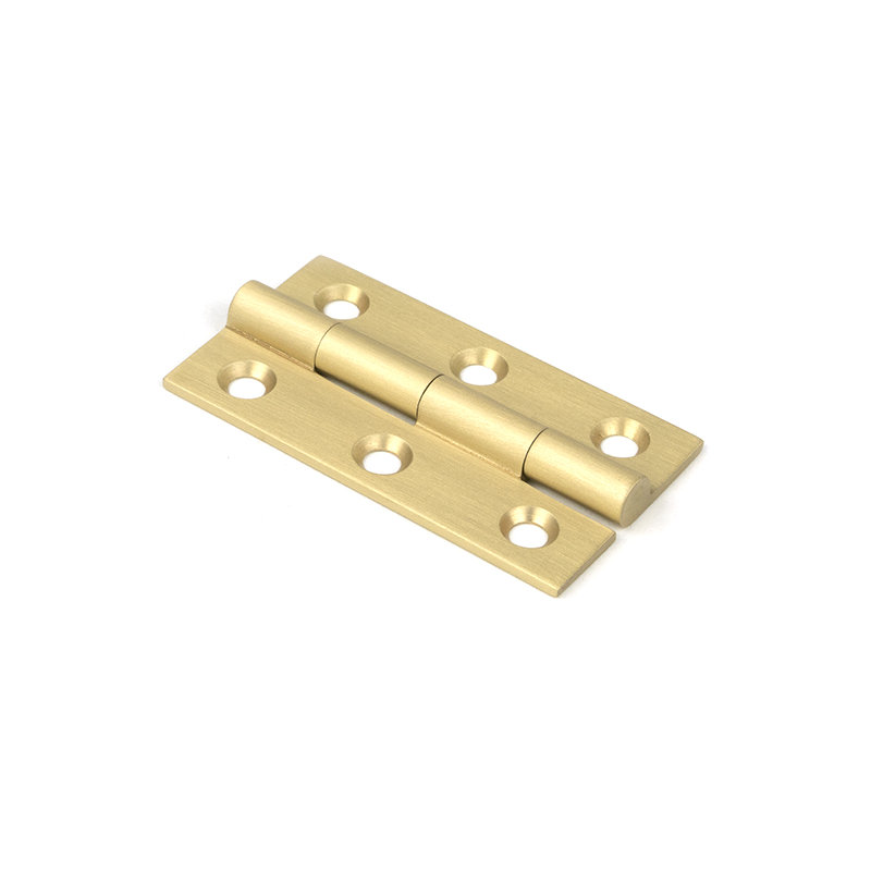 Butt Hinge, Satin Brass, 5cm H x 2.8cm W
