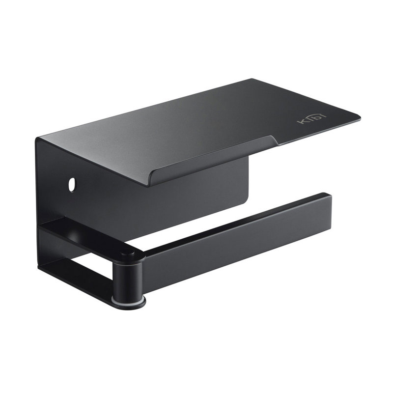 Porte-papier hygiénique Deco noir mat KBA1209MB, Noir mat