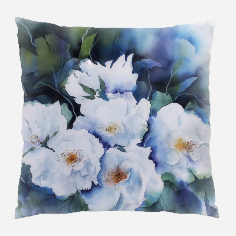 Housse et insert de coussin carré Careen, Microsuède, Intérieur