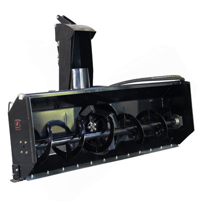 LIYU 72" Skid Steer Hydraulic Mounted Snow Blower , Direct Drive Hydraulic Auger Snow Blower For Snow Removal And Debris Clearing