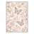 Abrahamson Fjordia Floral Machine Washable Beige / Pink Indoor Area Rug with Non-Slip Backing-128992629