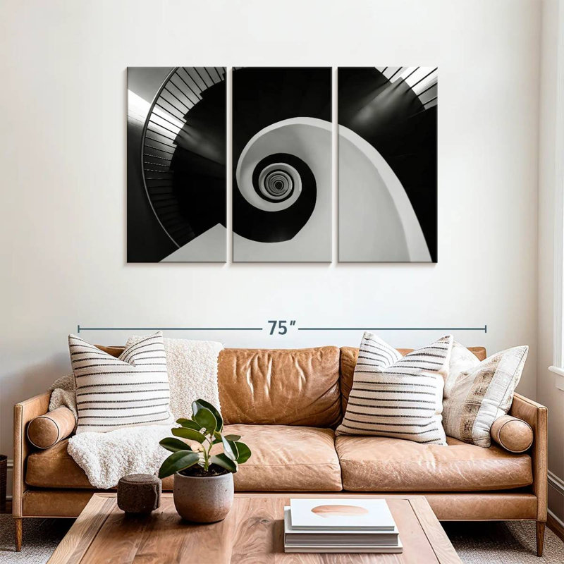 Lilie Yin Yang Staircase, 36" H x 57" W