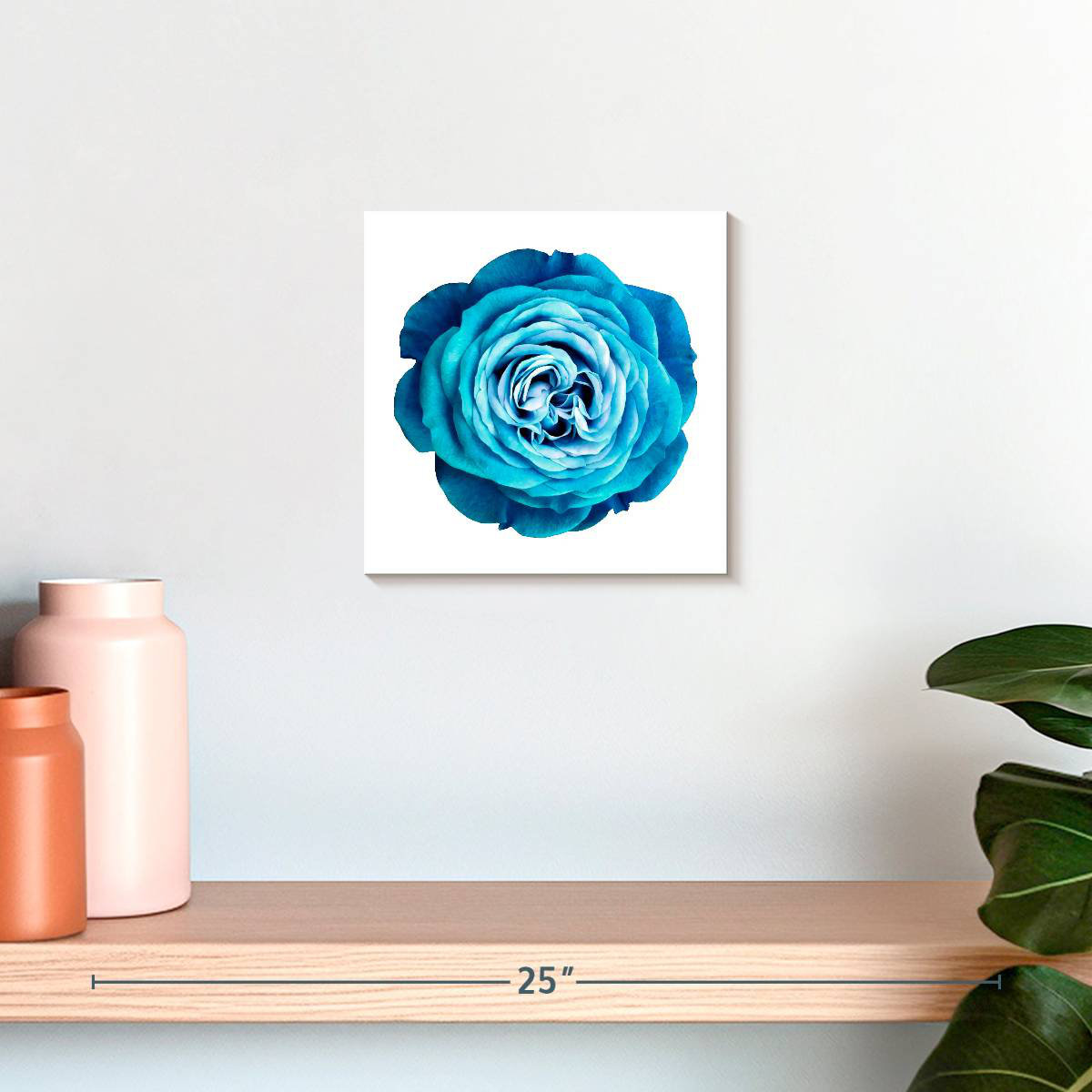 Lark Manor™ Harnek Gradient Blue Rose | Wayfair