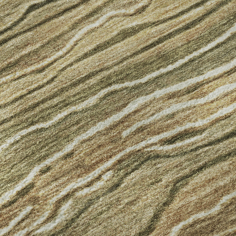 Premium Machine Washable Neiges AMF1704 Stripes Rug, Rectangle 10' x 14'