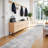 Washable Hallway Rug - Rugs Modern Stain Resistant Indoor Mat Rug for Laundry, Bedroom Non Slip Rubber Backing Thin Super Soft Room Decor Floor Carpet Grey-1638974370