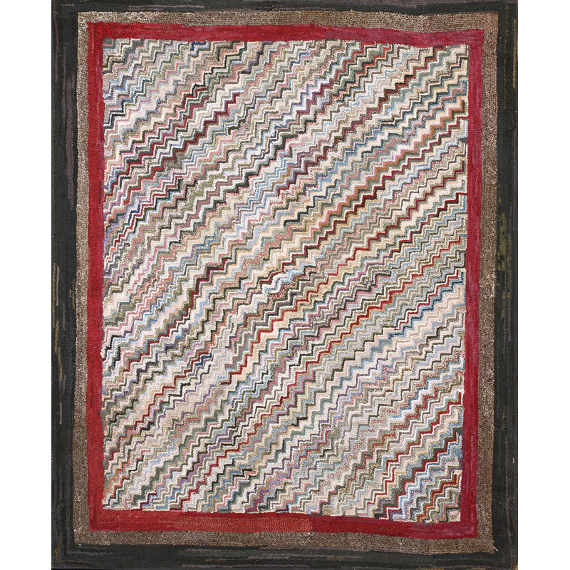 Tapis à motif d'art populaire américain