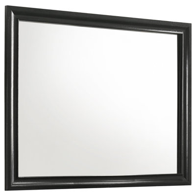 Miroir de commode blanc élégant