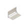 INVISIA SerenaSeat Pro Stainless, 26" Width, Light Stain, Matte White Frame