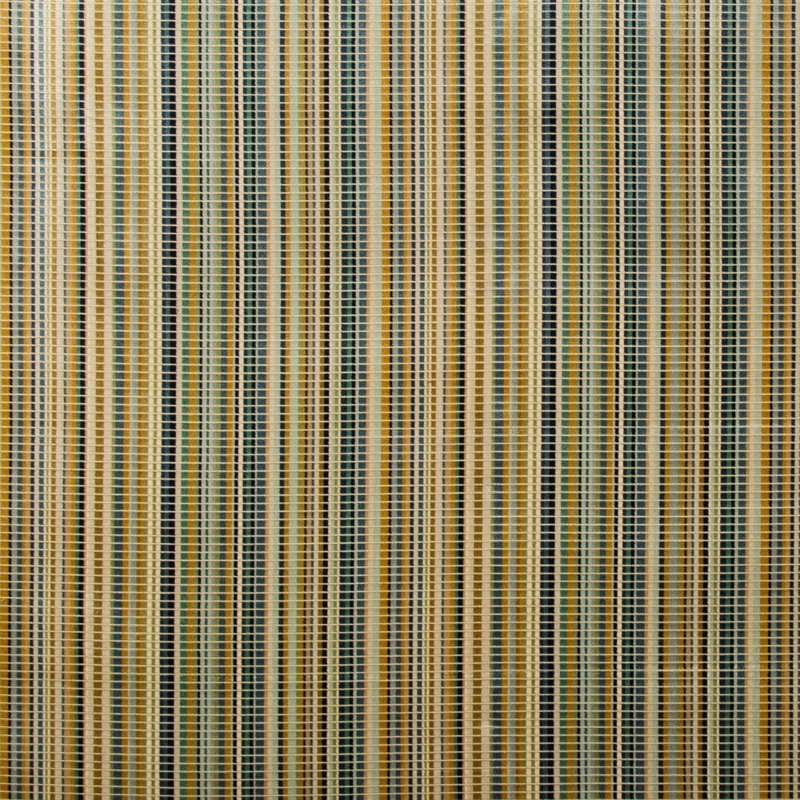 Burton Velvet Fabric, Gold/Teal