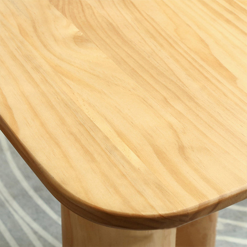Table de salle à manger Burlywood, H 29,53 po x L 70,87 po x l 31,5 po