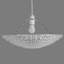Lockeford 19cm H Plastic Bowl Pendant Shade ( Uno ) in Clear