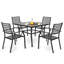 Ensemble repas d'extérieur carré Riven-155154386-155154387