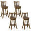 Ensemble de tabourets de bar avec dossier et repose-pieds-115665804-115665805