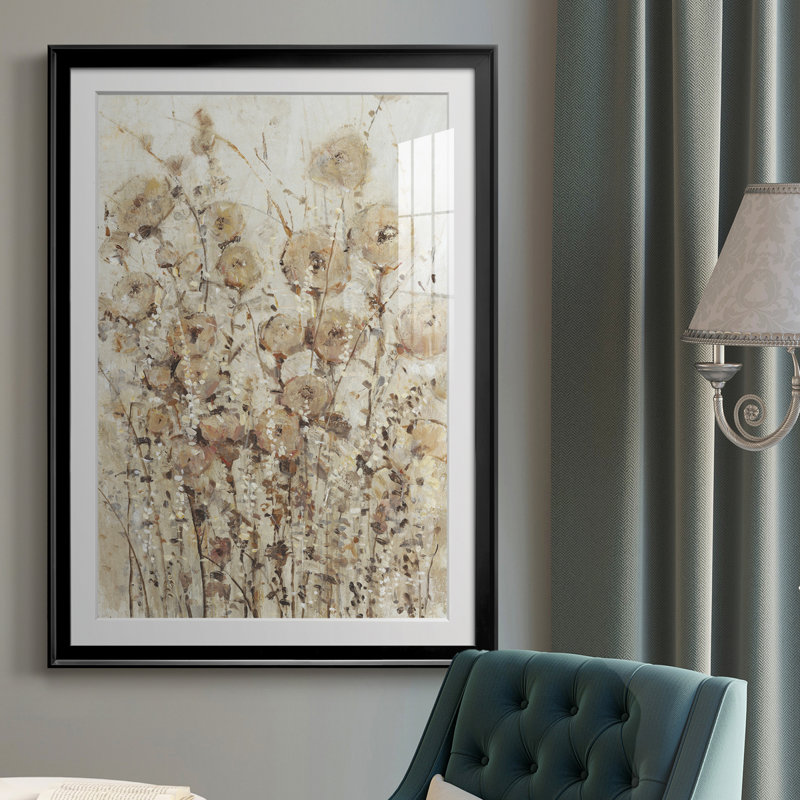 Garden Edge I - reproduction de cadre photo, Cadre noir, H 24,5 po x l 18,5 po x P 1 po
