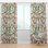 Abstract Floral Pattern - Floral Curtain - Velvet Room darkening - 1 panel