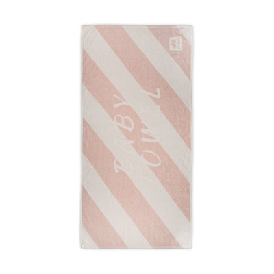 Soft Pink Baby Towel, 100% Cotton, 27.6 x 55.1 inches | Machine Washable at 104°F, No Bleach | Ideal for Infants, Gentle on Skin, Super Absorbent, Perfect for Bath Time and Daily Use