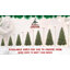Arbre de Noël à charnière en PE + PVC avec lumières DEL blanc chaud, baies rouges et pommes de pin-2015162048