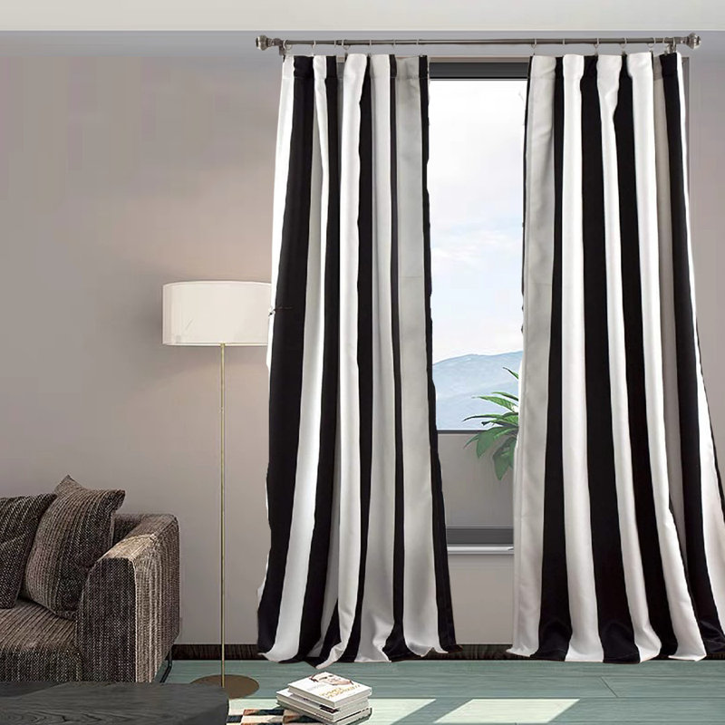 Wilbur Room Darkening Curtain Pair, 52" W x 84" L, Yellow