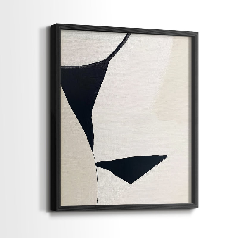 "ABSTRACT Series DCXLIV" par J Paul, Noir, noir, noir, noir, H 21 po x l 17 po