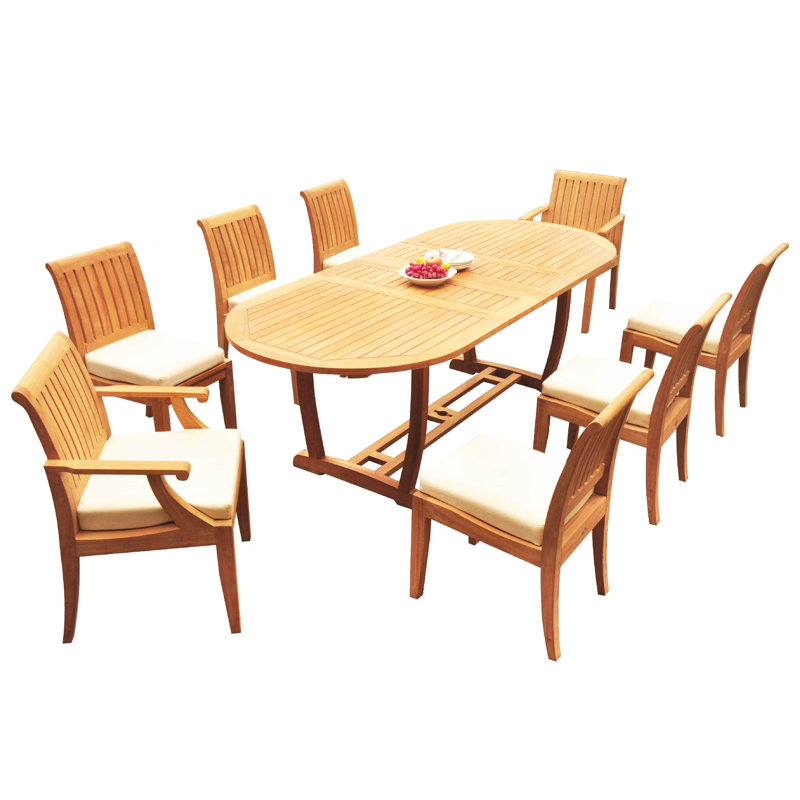 Ensemble de salle à manger Savion, H 30,5 po x L 94 po x l 40 po, 8
