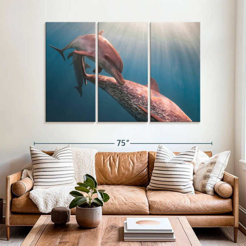 Dauphins de l'Amazone Brampt, H 24 po x l 38 po