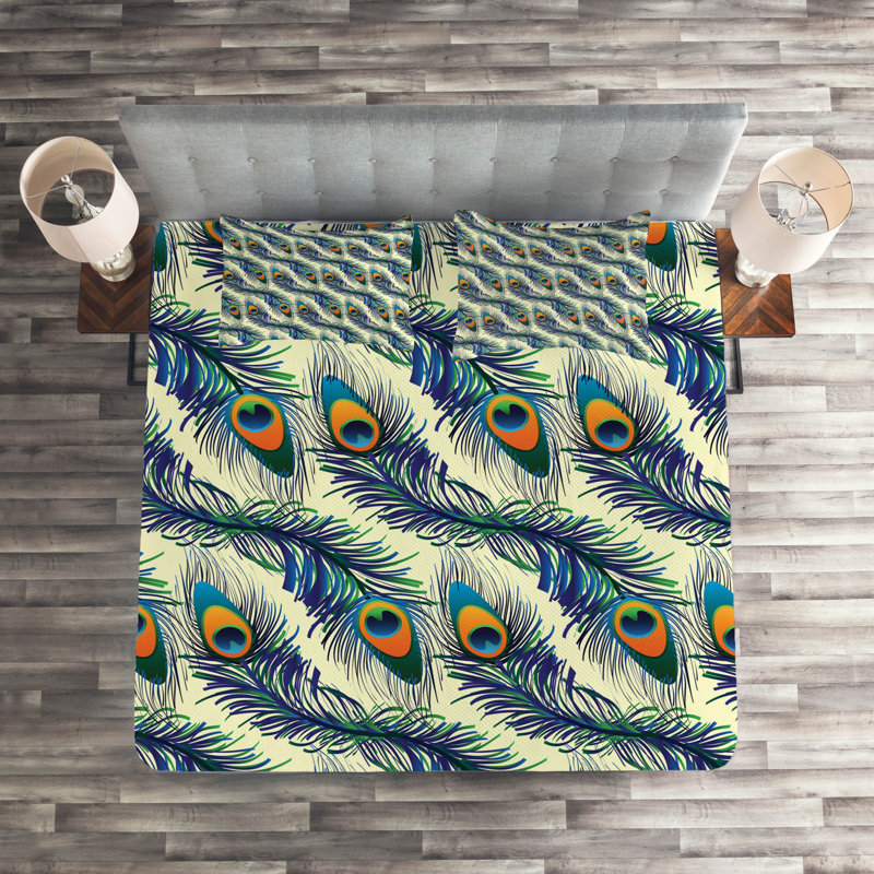 Peacock Coverlet