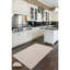 Tapis géométrique beige en polyester tissé à la machine-1718508682