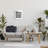 " Minimal Home Sweet Home Typography Light Worn Pattern " by Lettered And Lined-62470301-62470300