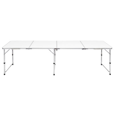 Rectangular Wood Metal Folding Outdoor Camping Table , cm W 60cm cm D