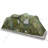 vidaXL Camping Tent Tunnel 4-Person Camouflage Waterproof
