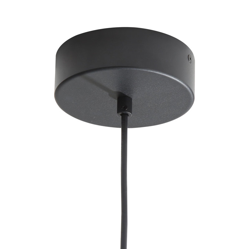 Traub 10" LED Pendant in Cement, White