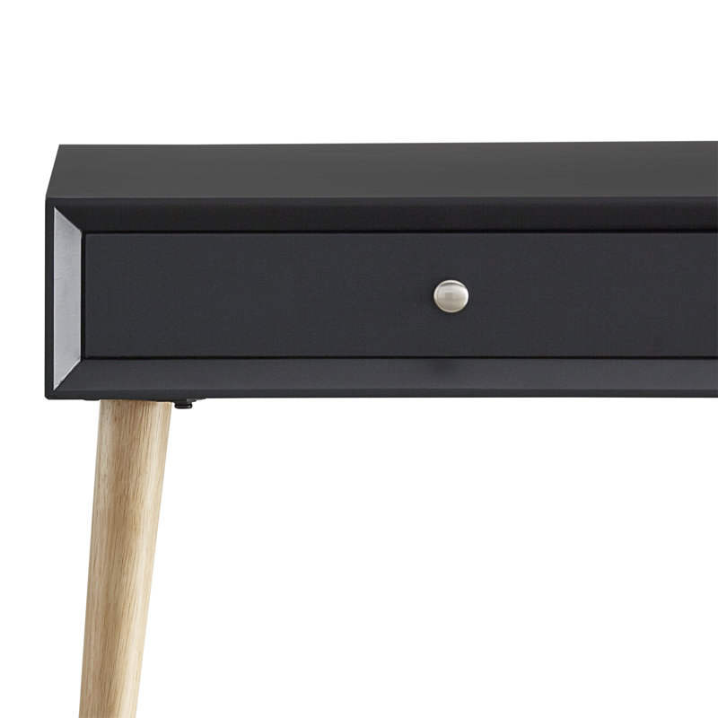 Table basse avec rangement Weare, Noir vulcain