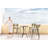 Lucent Upholstered Counter Stool with Metal Frame