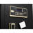 Digital Home Safe With - Theft Feature And Smart Alert, Removable Shelf For Valuables, Solid Cold Rolled Steel, Programmable Code, Felt Pad, Mute Function, Led Dark Spaces Electronic Steel Security