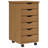Jennarae MOSS 6-Drawer Chest with Wheels, Solid Pinewood-152338195