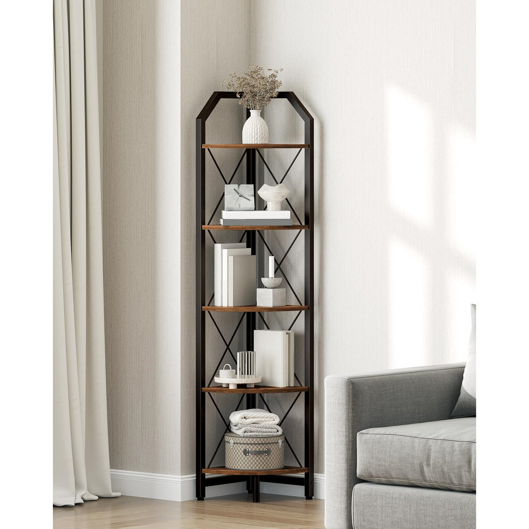 150.8cm H x 29.9cm W Steel Standard Bookcase