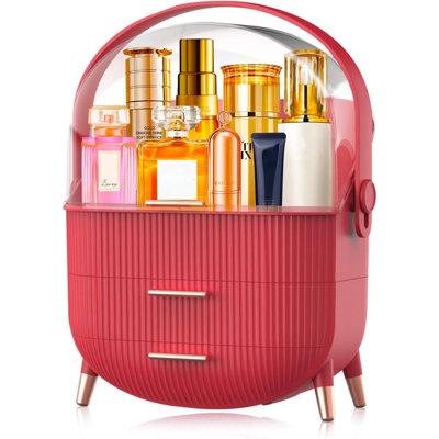Kerriana Plastic Compartment Makeup Organiser